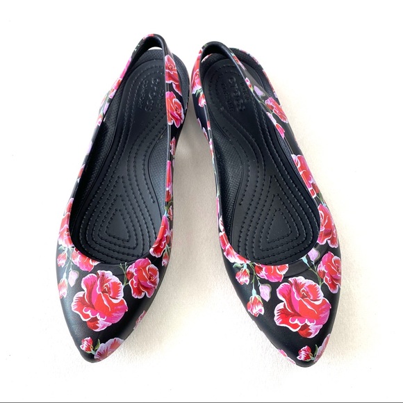 women's crocs eve graphic slingback